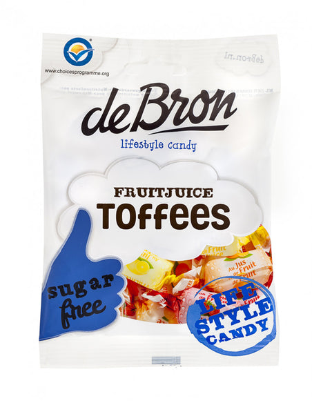 deBron Toffees bez cukru 90 g