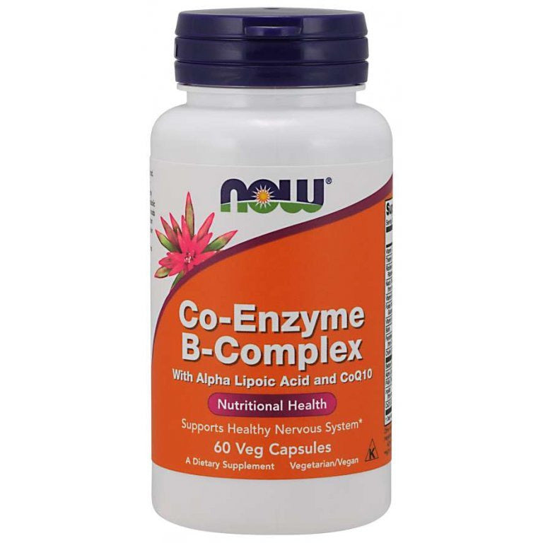 NOW Co-Enzyme Vitamin B-komplex 60 kapslí