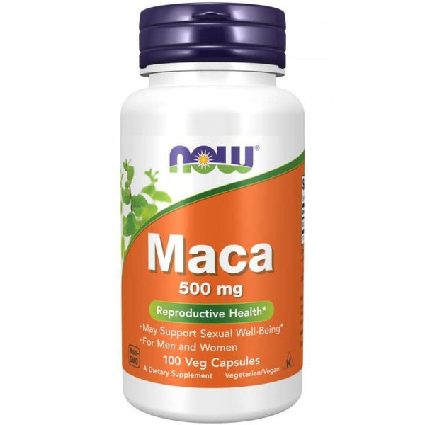 NOW Maca (řeřicha peruánská), 500 mg, 100 kapslí