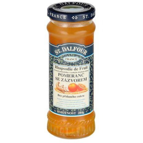 Džem ovocný pomeranč a zázvor bez cukru DALFOUR 284 g - E-shop Najím se a zhubnu